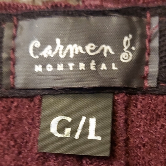 Goth Grunge Wool Blend Skirt Large Asymmetrical Wrap Moody 90s - Picture 7 of 11